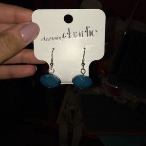Blue Charming Charlie earrings NWT