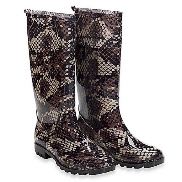 Capelli Shoes - Capelli snakeskin rain boots