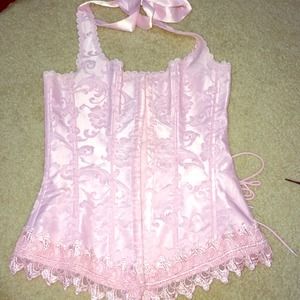 Light pink halter Fredericks Dream corset