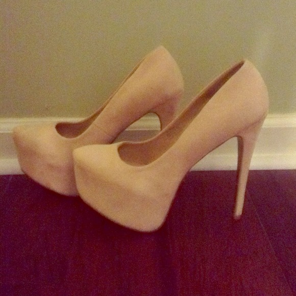 Beige Stiletto Heels