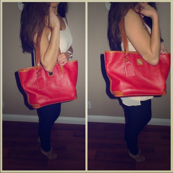 dooney & bourke red purse