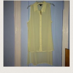 NWT f21 lime top