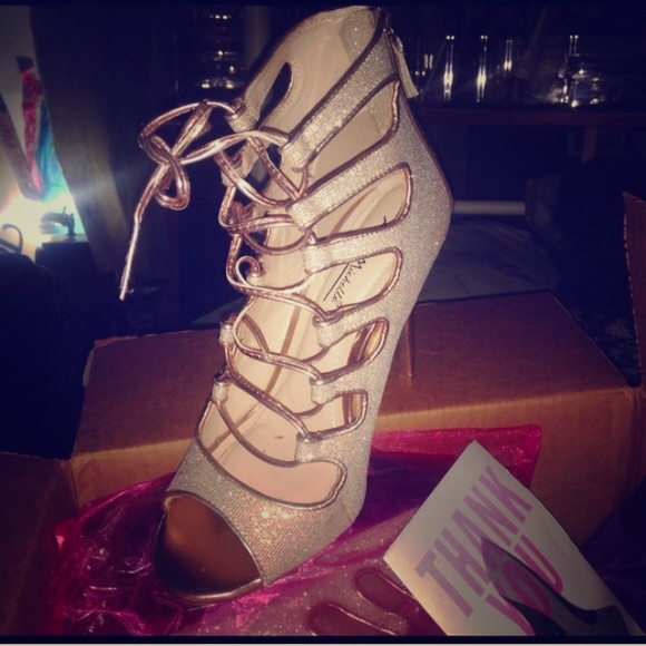 LolaShoetique Rose Golden Heels