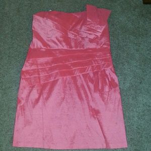 Strapless cocktail dress