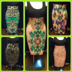 Fitted skirts