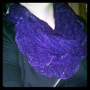 Purple Loop Scarf
