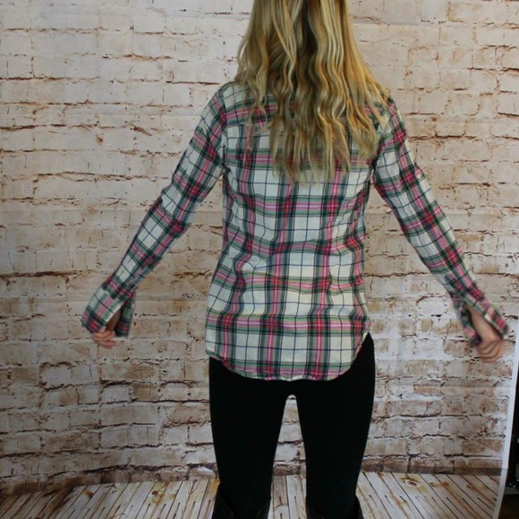 BUNDLED Plaid Shirt Button Up w/ Contrasting Print - Picture 4 of 4