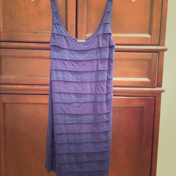 Cobalt blue tank mini-dress