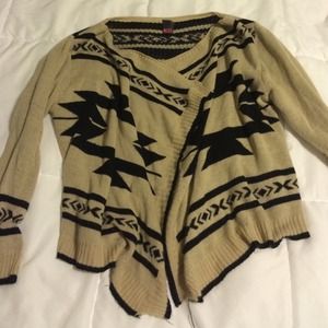 Navajo print sweater cardi from the Oxford Trunk