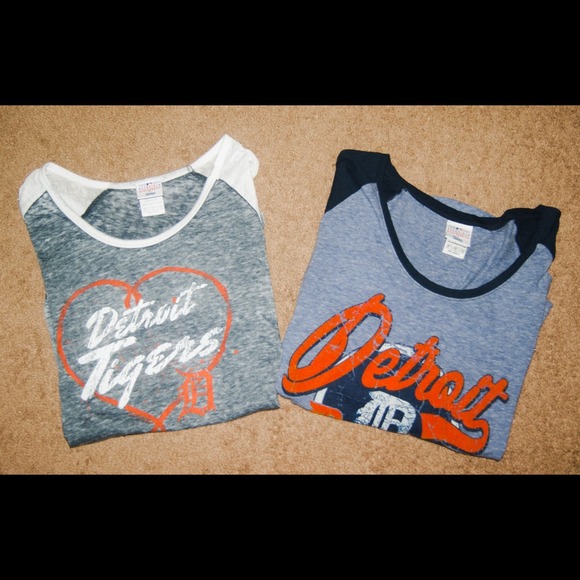 2 Detroit Tigers tees