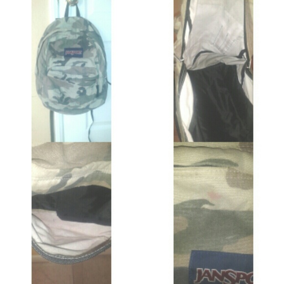 Camo Jansport backpack
