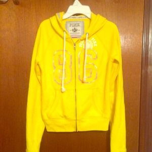 Victoria's Secret PINK Yellow Women's Sweatshirt