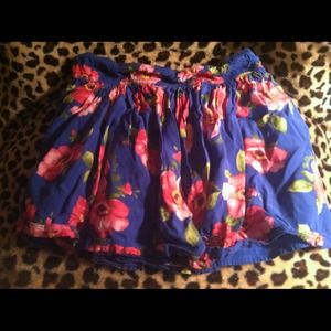 Hollister floral skirt