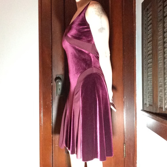 Velvety evening dress - Picture 3 of 4