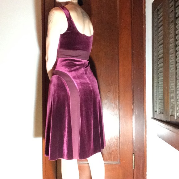 Velvety evening dress - Picture 4 of 4