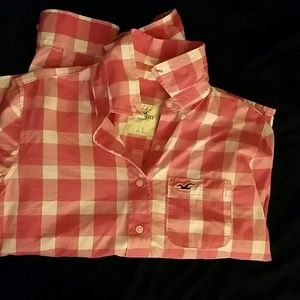 Long-Sleeve Hollister Shirt (Plaid)