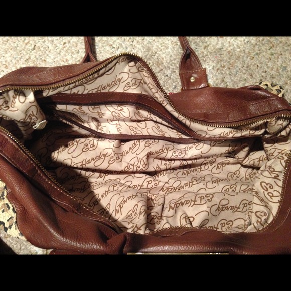 Authentic cheetah Ed hardy bag - Picture 4 of 4