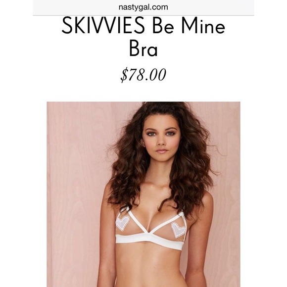 For Love And Lemons Skivvies Be Mine Bralette