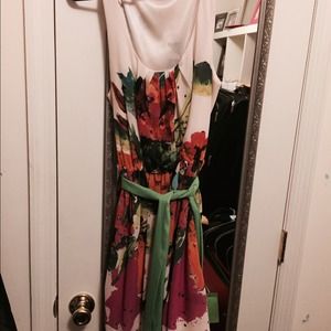 Beautiful watercolor floral dress