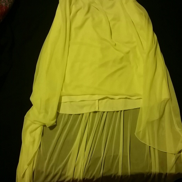 MyMichelle Hi-Lo Dress Gown - Picture 3 of 3