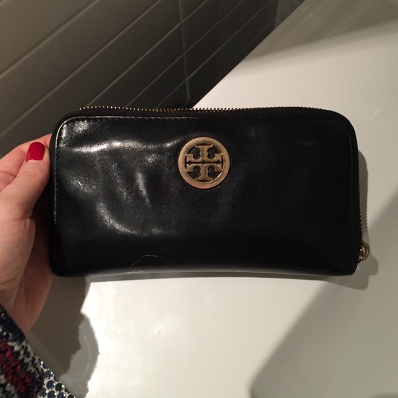 Tory Burch black leather wallet - Picture 3 of 4