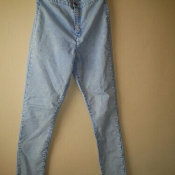 Uber high rise skinny bullhead jeans