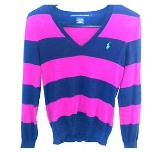 Long sleeved polo top