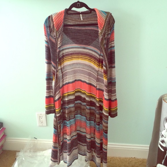 Free People Long Cardigan