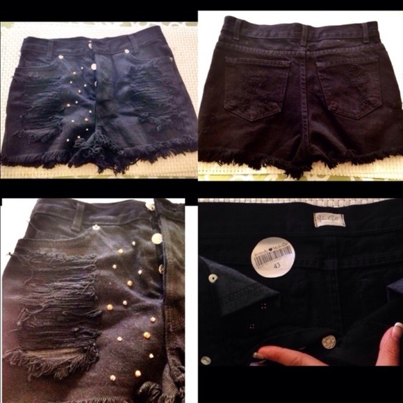 🚫sold🚫Black brandy high waisted shorts - Picture 4 of 4