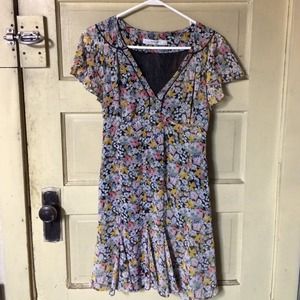 Zara Basic Flower Dress