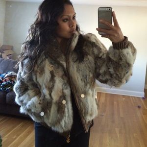 Rocawear Rabbit Fur Jacket