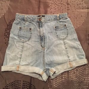 High waisted shorts