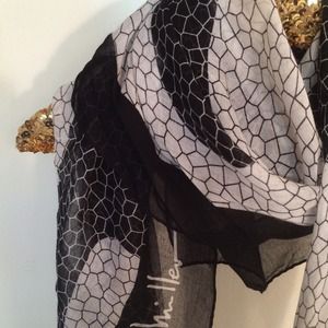 Nicole Miller Accessories - Graphic Printed Scarf Nicole Miller Accessories - Graphic Printed Scarf