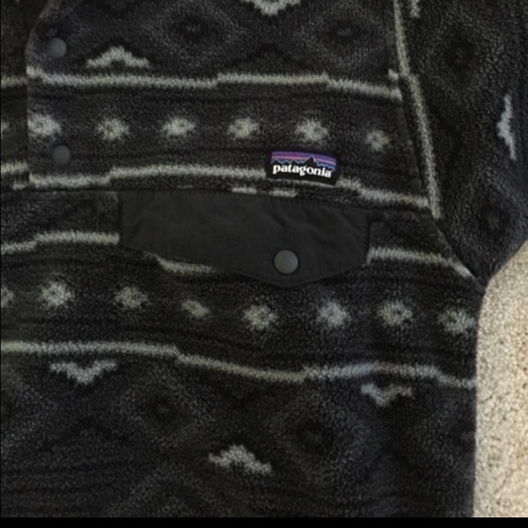 SOLD ON VINTED Grey Patterned Patagonia Pullover - Picture 2 of 4