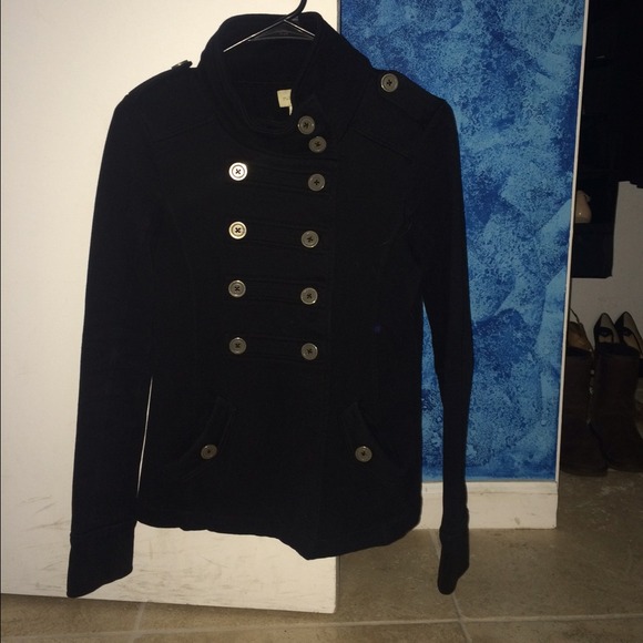 Black pea coat!