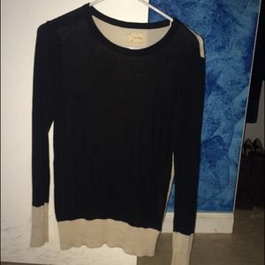 Color block sweater
