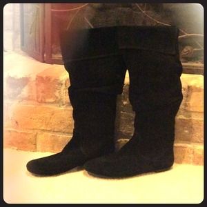 Black slouchy boots, Gianni Bini size 8.5
