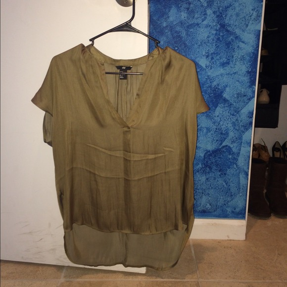 Olive green top