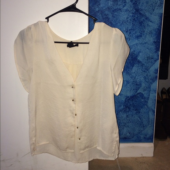 Cream colored blouse
