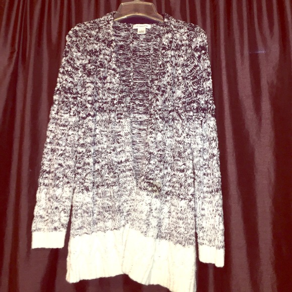 Liz Claiborne Sweaters - Blue Ombré open Front Sweater
