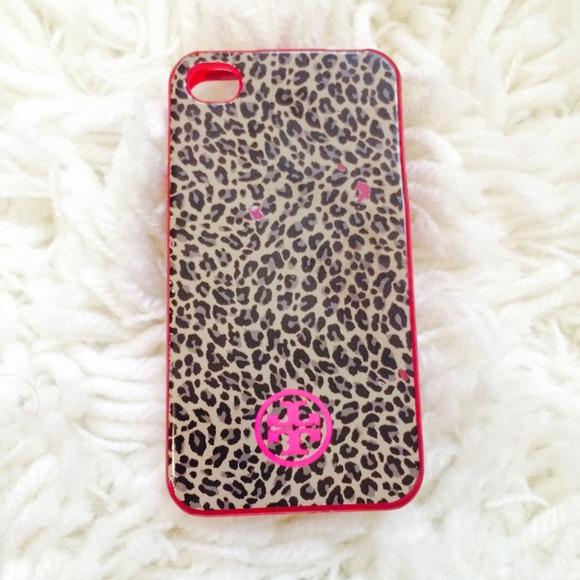 Tory Burch Hot Pink/Cheetah Print iPhone 4s Case! - Picture 4 of 6