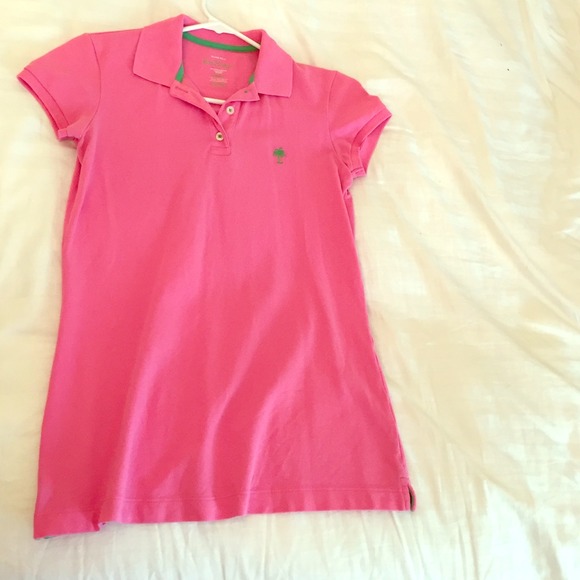 Adorable Pink Lilly Pulitzer polo
