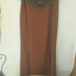 Full length formal skirt