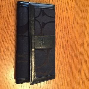 Black Coach Wallet