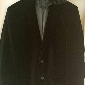 Man's Black Velvet Dinner Jacket