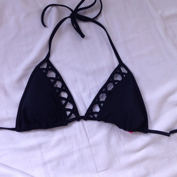 ON HOLD vs swim triangle top