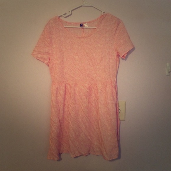 Pink tee-shirt dress from H&M