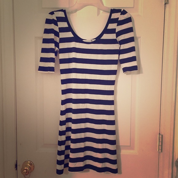 Navy Stripe Dress