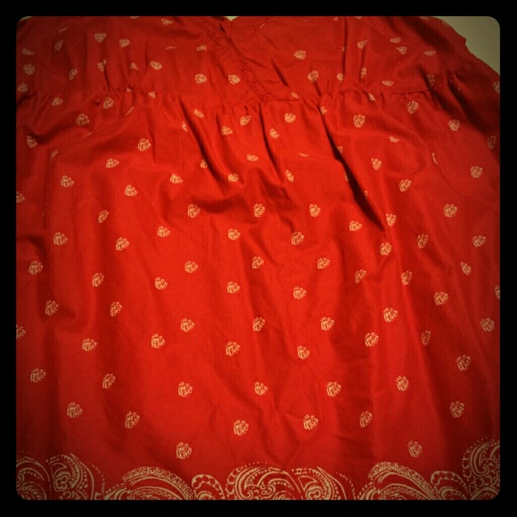 Summer empire waist blouse