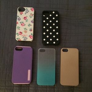 iPhone 5 bundle Kate spade, Cath Kidston, incase